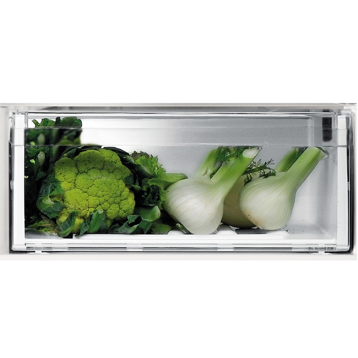 Combina frigorifica Whirlpool WFNF 82E OX, 320 l, No Frost, Tehnologie al 6 lea simt,Fresh Box, Clasa E, H 188.9 cm, Inox