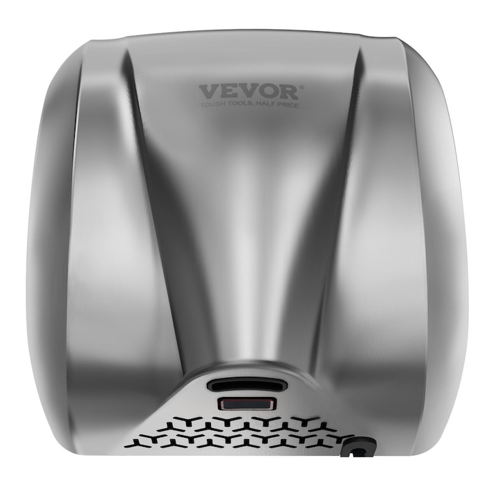 Uscator de maini profesional cu senzor, Vevor Inox, 23000 rpm, filtru Hepa, 1800W