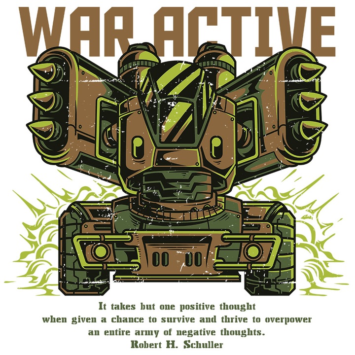 Sticker Cu Masinarie Din Fier De Lupta Pentru Razboi, Desene animate, Peace, Iubitorii De Exprimare Libera, cu Margini Albe, PVC Vinyl 10 cm