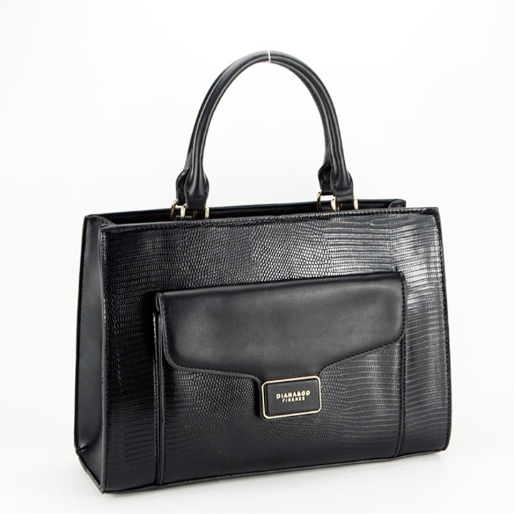 DIANA&CO táska DOS3425-3 16 Fekete, Fekete, 23x32x9