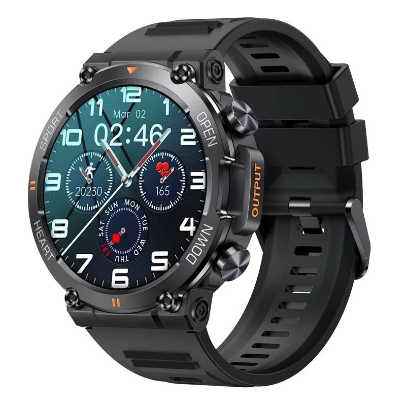 Ceas smartwatch barbati VALA® K56 PRO, 1.4 inch IPS HD, apel bluetooth HD, multi sport, ritm cardiac multi point, tensiune, oxigen, difuzor, IP67, Ceas smartwatch barbati VALA® K56 PRO, 1.4 inch IPS HD, apel bluetooth HD, multi sport, ritm cardiac multi point, tensiune, oxigen, difuzor, IP67,