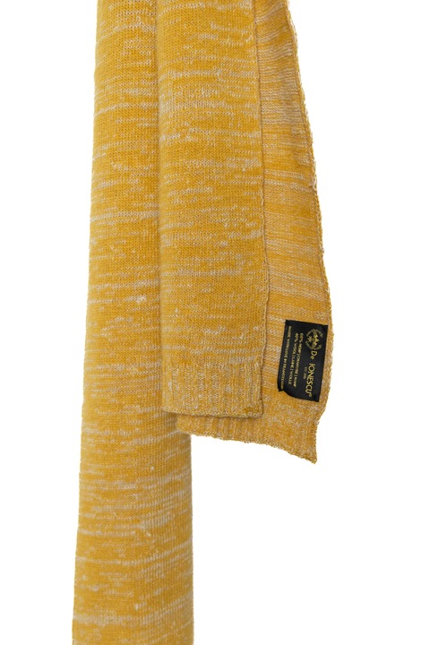 Fular din Canepa si Lana - Galben