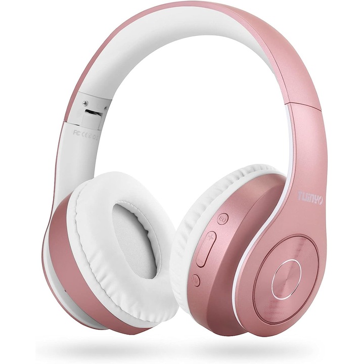 Casti Bluetooth Stereo Hi-Fi peste ureche cu bas profund