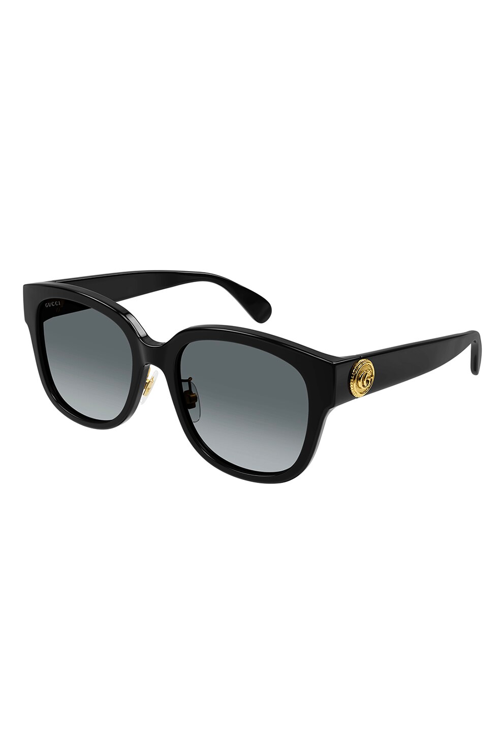 Gucci, Слънчеви очила с лого, Черен, 55-19-140 - eMAG.bg
