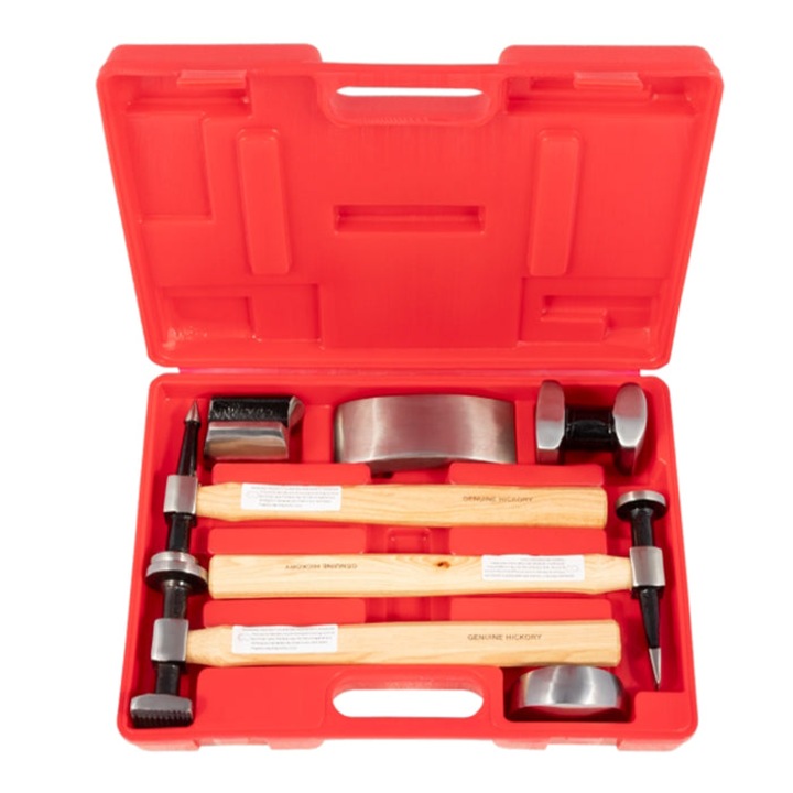 Trusa de tinichigerie auto, QUATROS, 7 piese