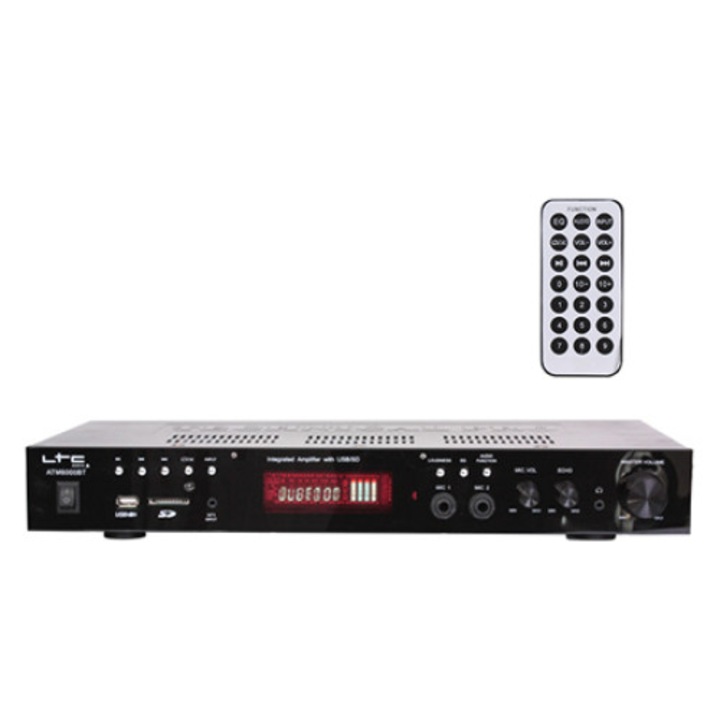 Караоке усилвател FM/BT/USB/2 микрофонни линии - 2x50W