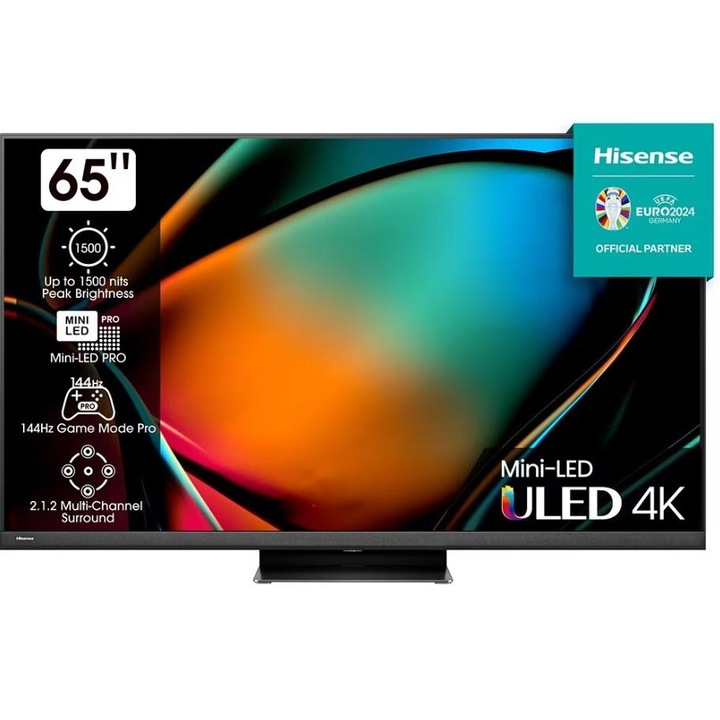 Мини-LED телевизор ULED Hisense 165 см 65" 65U8KQ, Ultra HD 4K, Smart TV, WiFi, CI+
