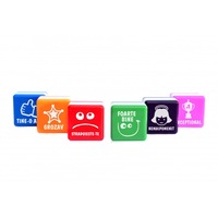 Stampile Tusate, model motivational, 6buc/set