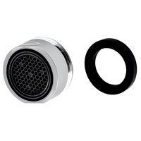 Aerator Ferro, pentru baterie lavoar/spalator, M24x1, Crom