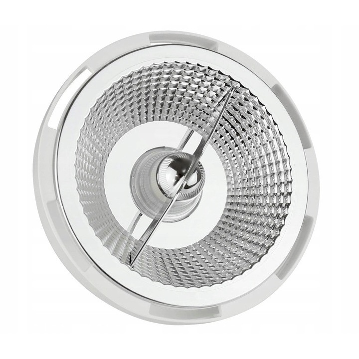Bec LED, tip AR111, rotund, alb, cu reflector, filet GU10, 15W - eMAG.ro