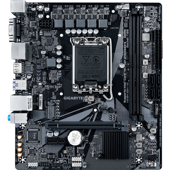 GIGABYTE H610M S2H V2 alaplap, DDR5, mATX