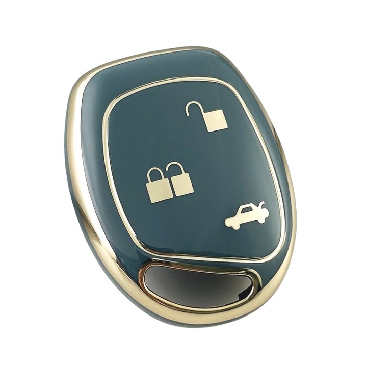 Сив капак за ключ Ford Mondeo Fusion Focus 2 Fiesta Galaxy C-Max S-Max 3 бутона