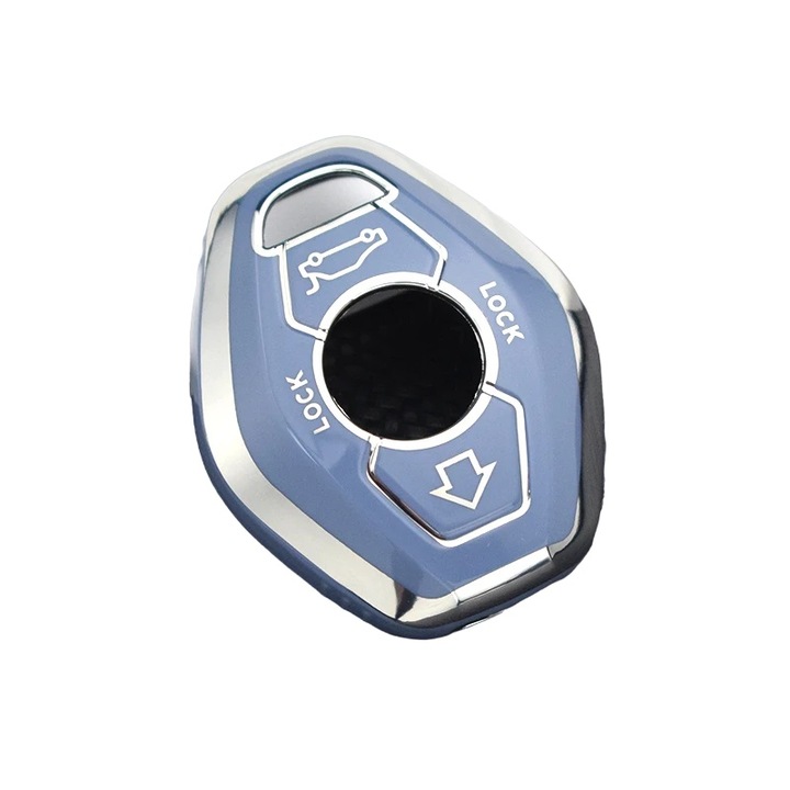 Сив диамантен капак за ключ BMW X5 E53 X3 F83 E46 E39 E38 E60 E63 E61 E64 Серия 3 5 7 330i Z3 Z4 E85 E86 M5 325i