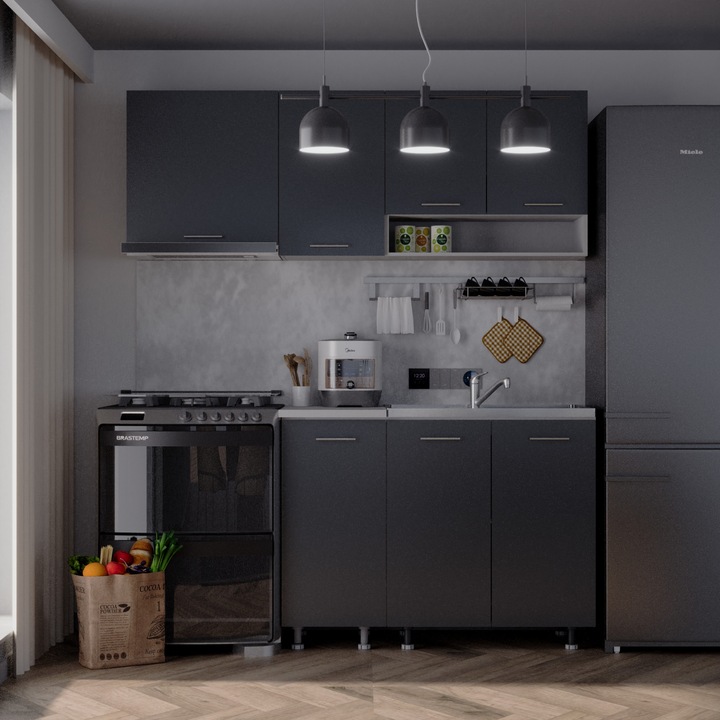 Bucatarie Sena 1.8 m Antracit
