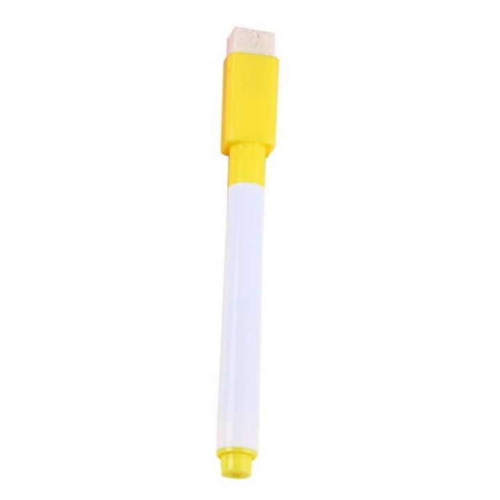 Marker cu stergere uscata scriere universala pentru diverse table, varf negru, culoare capac galben, Dactylion®