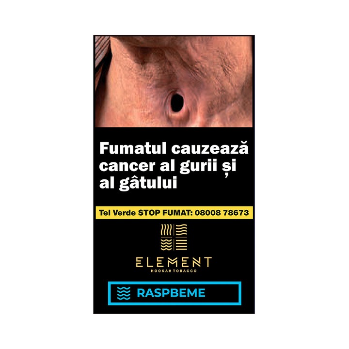 Tutun narghilea Element Water - Raspberry 25g