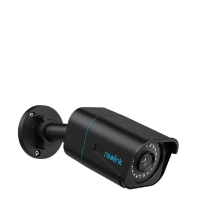 Комплект от 2 охранителни камери, 8MP, 4K, Нощно виждане, Черен
