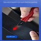 Ciocan parbriz si cutter centura auto, petru situatii de urgenta, accidente, momente critice, compact, Forta la impact de 6 kg, Spargerea geamului in 1 sec, Rosu