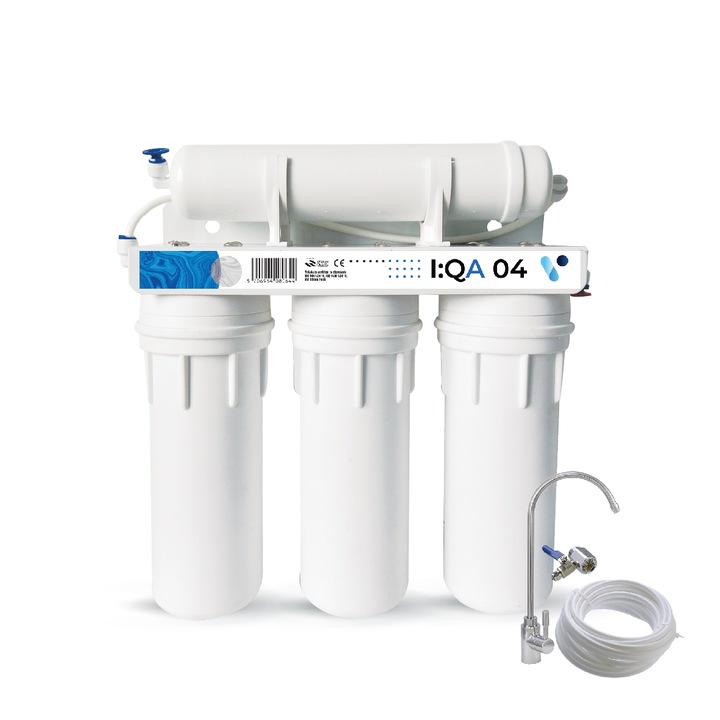 Sistem filtrare apa, Veluda, 4 etape, 3.5lt/min, 34x10x40cm