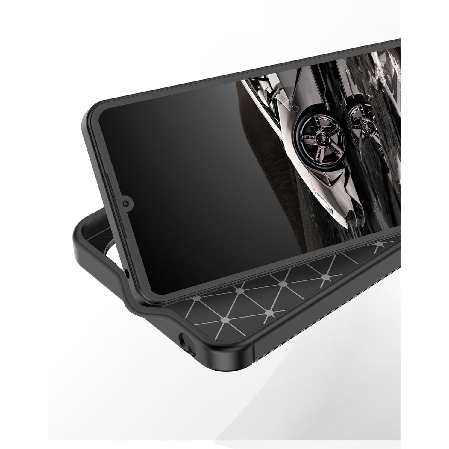 Husa Auto Focus Carbon ALC Mobile, Pentru XIAOMI Redmi 13C - Negru