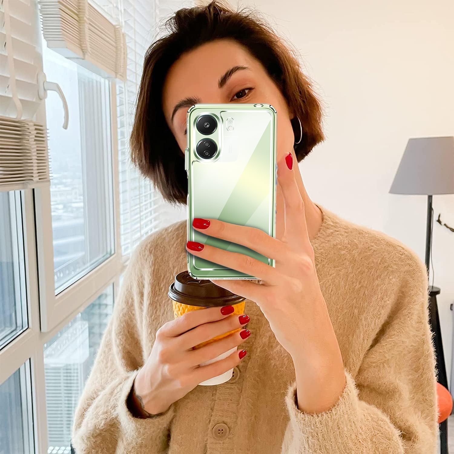Husa compatibila cu XIAOMI Redmi 13C, 2mm cu protectie camera, Tpu Ttransparent ALC