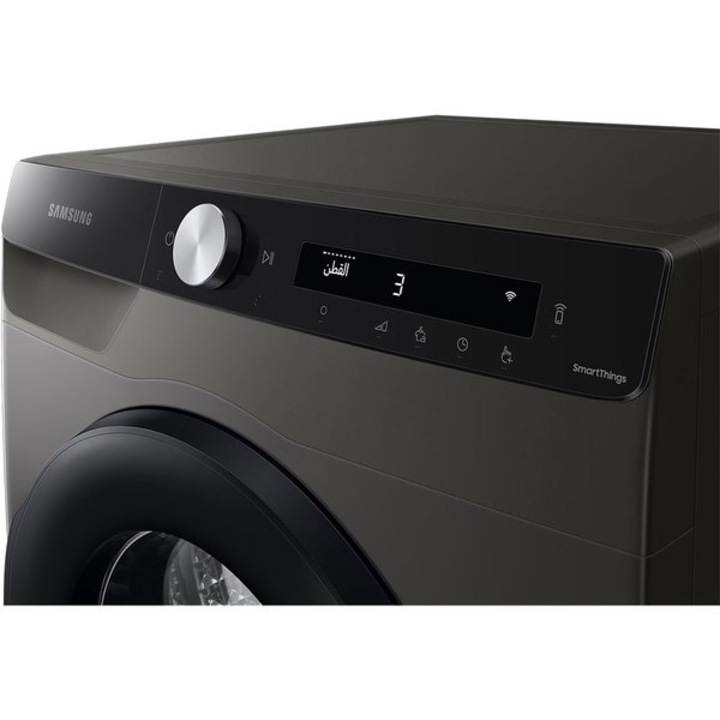 Uscator de Rufe SAMSUNG DV90T5240AX, AI Control, Pompa de Caldura, 9 kg, 14 Programe, Clasa A++, Inox