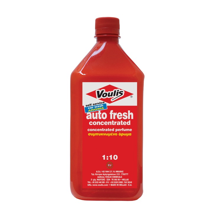 Prémium parfüm autóknak, 1L, vanília illattal - Voulis Auto Fresh Concentrate
