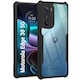 Husa Compatibil cu Telefon de Protectie Hybrid Armor GEO, Compatibila cu Motorola Edge 30 5G, Negru/ Transparent