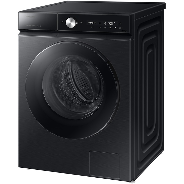 Пералня Samsung Bespoke AI WW11DB8B95GBU4, 11 кг, 1400 об/мин, Клас A, AI Wash, AI Ecobubble, Auto Dispense, Quick Bubble 39 мин, Черен