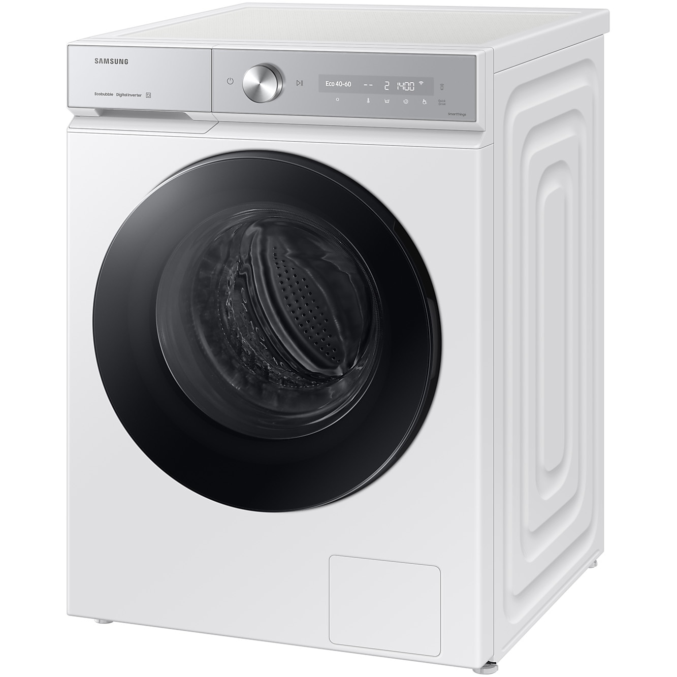 Masina de spalat rufe Samsung Bespoke AI WW11DB8B95GHU4, 11 kg, 1400 rpm, Clasa A, AI Wash, AI Ecobubble, Auto Dispense, Wifi, Alb