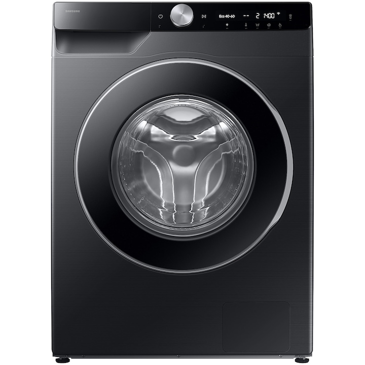 Пералня Samsung WW11DG6B85LBU4, 11 кг, 1400 об/мин, Клас A, AI Ecobubble, Super Speed 39 мин, AI Control, Hygiene Steam, Черен