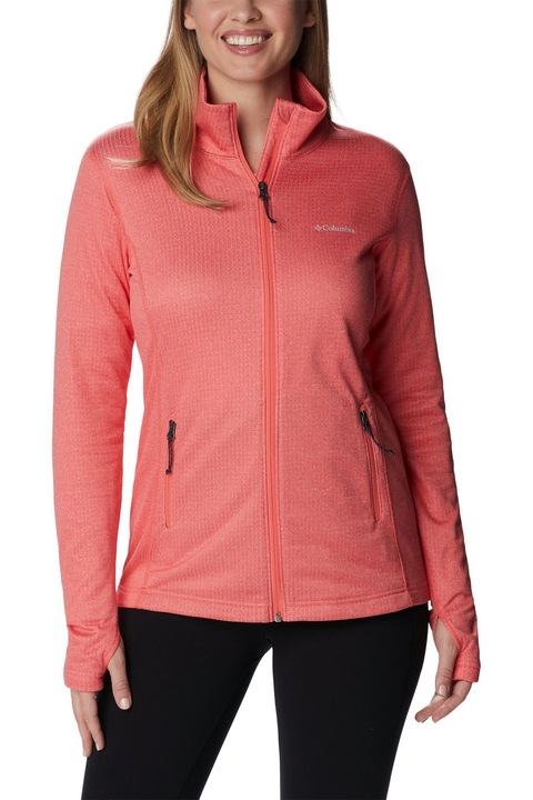 Pulover polar Columbia W Park View Grid Fleece Full Zip, Roz