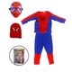 Set costum Spiderman KidMania® si masca cu lumini pentru copii, 5-7 ani, 110 - 120 cm