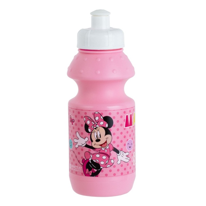 Бутилка за вода Pink Flip Top Minnie, 380 ml ABYZ
