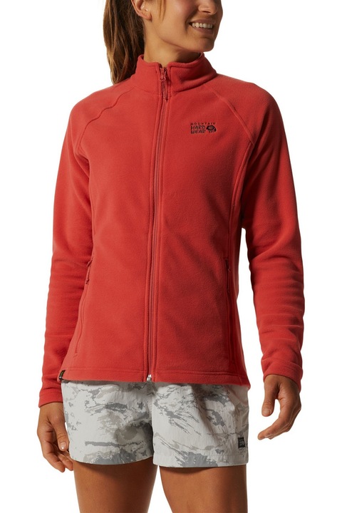 Pulover polar Mountain Hardwear Polartec Microfleece Full Zip rosu, Rosu