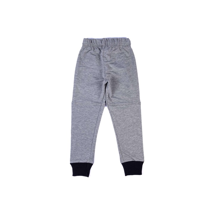 Pantaloni sport baieti, TUP TUP, Bumbac/Elastan, Gri, Gri
