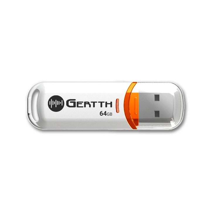 Memóriakártya Gerth USB 2.0 64GB fehér