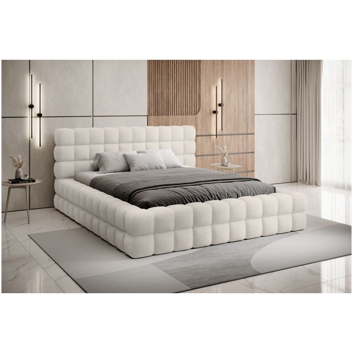 Pat ELTAP Dizzle 2 locuri, alb, 224x225x104 cm, spatiu de depozitare BE-PRI-DIZ-01JAF_1.8