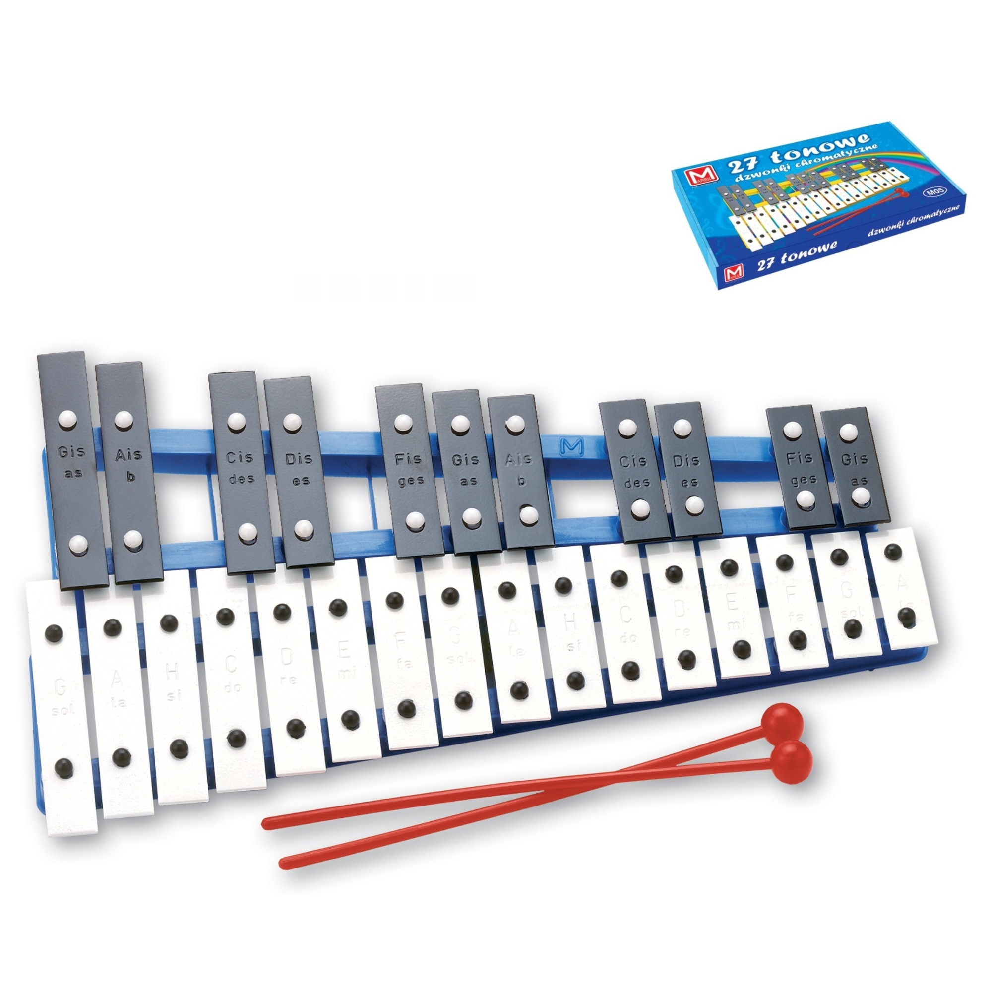 Set clopotel, 27 tonuri, multicolor, metal - eMAG.ro