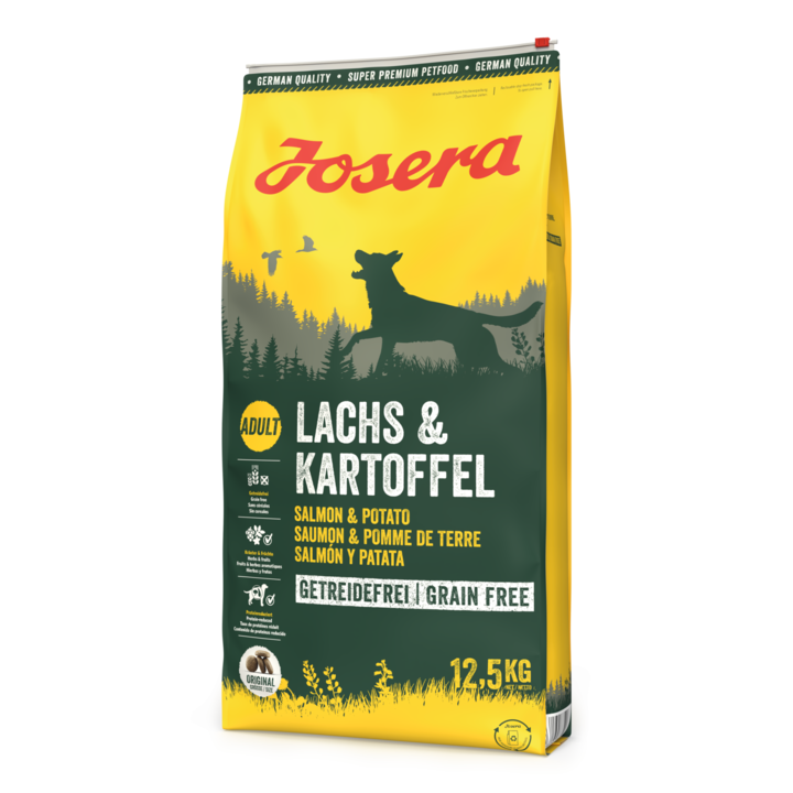 Суха храна за кучета Josera Salmon & Potato, 12.5 кг
