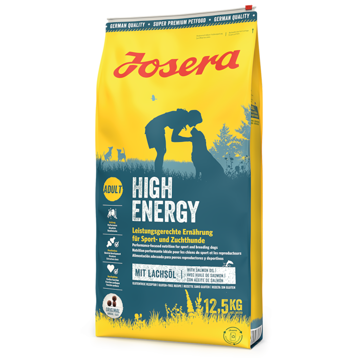Hrana uscata pentru caini Josera High Energy, 12.5 Kg