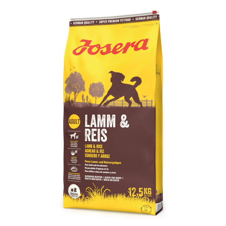Hrana uscata pentru caini Josera Lamb & Rice, 12.5 Kg