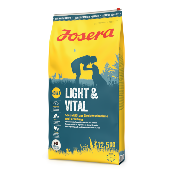 Hrana uscata pentru caini Josera Light & Vital, 12.5 Kg