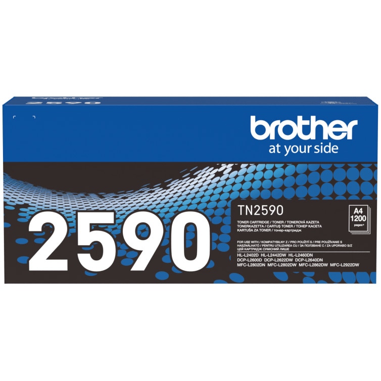 Cartus toner Brother Black TN2590 - Toner Black Brother TN2590, pt. HL-L2402D/L2442DW/2460DN; cap. 1.200 pag