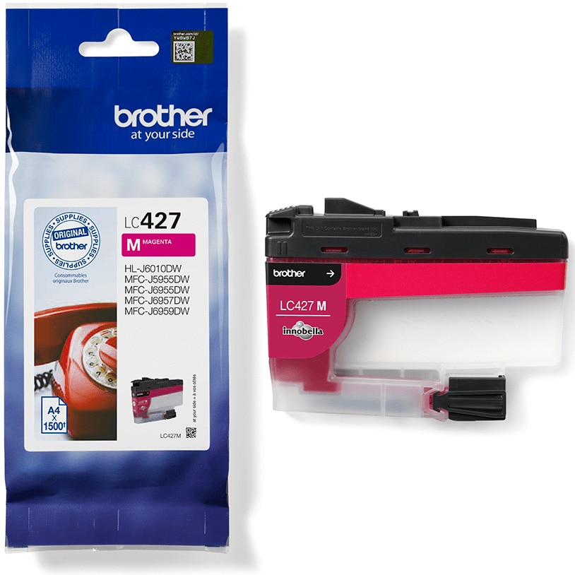 Cartus cerneala Brother Magenta LC427M - LC427M, Ink Cartridge Magenta for MFC-J5955DW/MFC-J6955DW/MFC-J6957DW (1.500 pagini)
