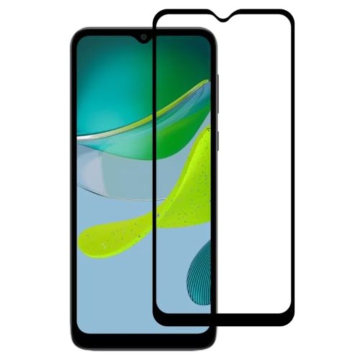 Motorola E13 kompatibilis üvegfólia, teljes ragasztó, TELGORBCS