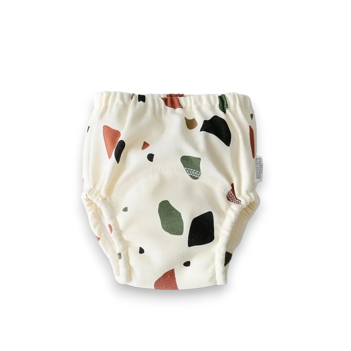 Chilotei de antrenament MilaBaby, refolosibili, bumbac, 7-11kg, multicolor