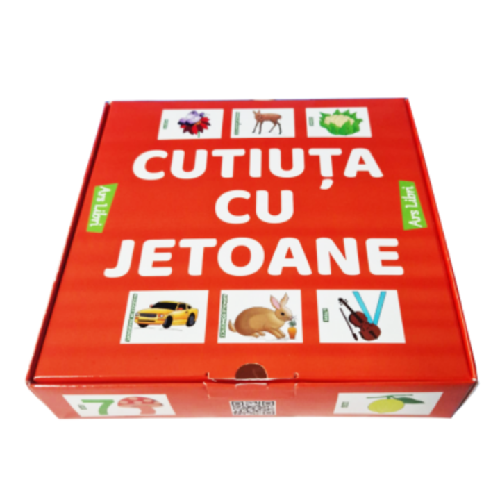 Cutiuţa cu jetoane conţine 512 jetoane - ed. a II-a (rosie)