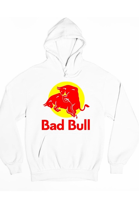 Pulover de damă Bad Bull, Alb