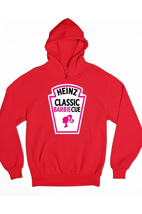 Pulover de dama amuzant Barbiecue Heinz, Rosu